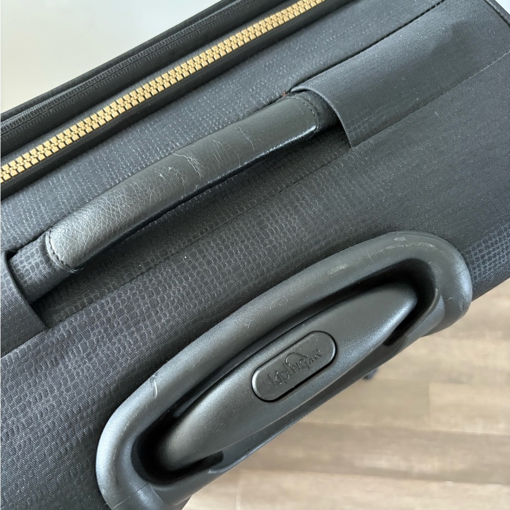 Kipling Black Rolling Spinner Luggage with Front Zip Pockets - Picture 9 of 13